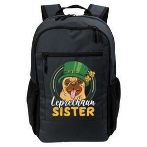 Leprechaun Sister With A Dog For St Patrick's Day Funny Gift Daily Commute Backpack