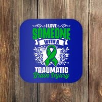 Love Someone With A Traumatic Brain Injury Surgery Tbi Funny Gift Coaster