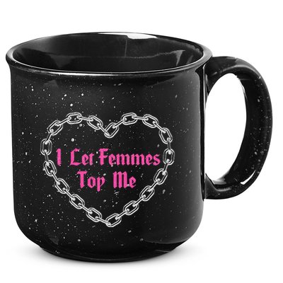 Lesbian Subtle Wlw Queer Lgbt Pride I Let Femmes 15oz Campfire Ceramic Mug