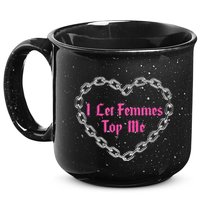 Lesbian Subtle Wlw Queer Lgbt Pride I Let Femmes 15oz Campfire Ceramic Mug