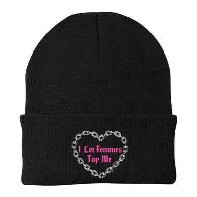 Lesbian Subtle Wlw Queer Lgbt Pride I Let Femmes Beanie