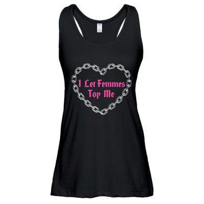 Lesbian Subtle Wlw Queer Lgbt Pride I Let Femmes Ladies Essential Flowy Tank