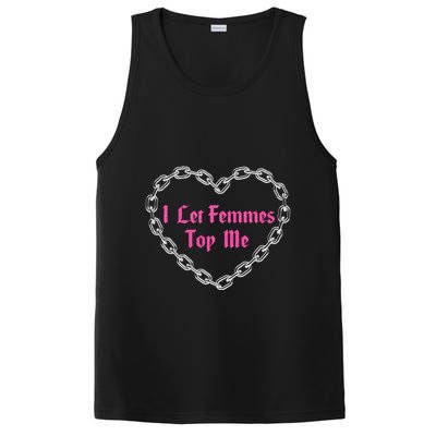 Lesbian Subtle Wlw Queer Lgbt Pride I Let Femmes PosiCharge Competitor Tank