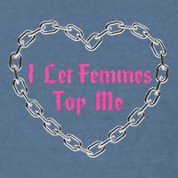 Lesbian Subtle Wlw Queer Lgbt Pride I Let Femmes Garment-Dyed Sweatshirt