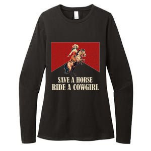 Lesbian Subtle Wlw Ride A Cowgirl Queer Gay P.R.I.D.E Month Womens CVC Long Sleeve Shirt