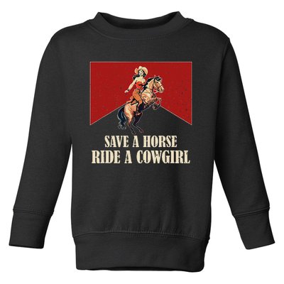 Lesbian Subtle Wlw Ride A Cowgirl Queer Gay P.R.I.D.E Month Toddler Sweatshirt