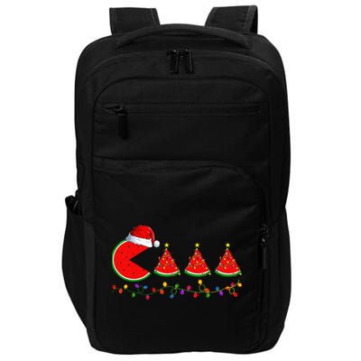 Lighting Santa Watermelon Xmas Tree Christmas In July Impact Tech Backpack