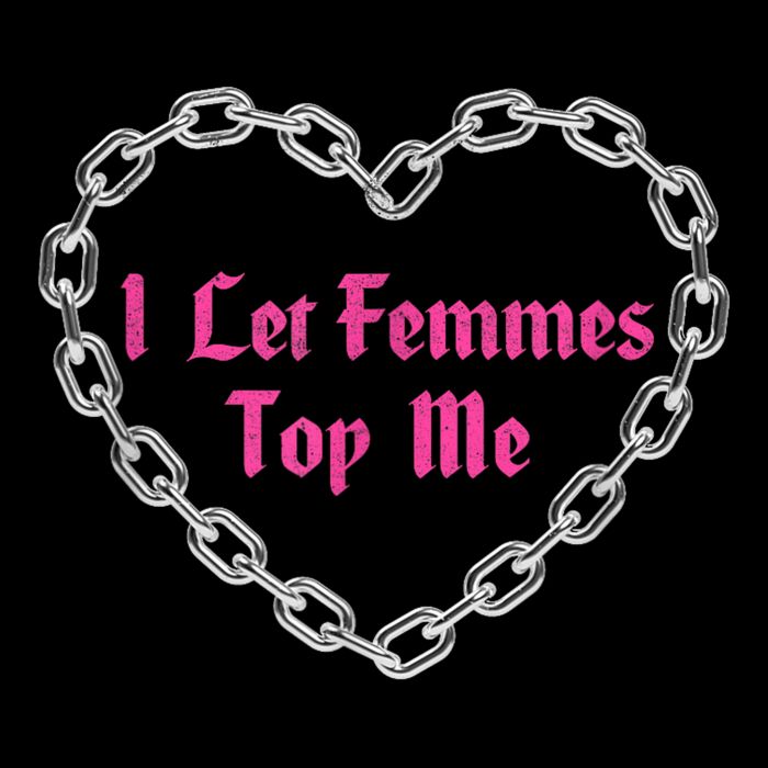 Lesbian Subtle Wlw Queer Lgbt Pride I Let Femmes Top Me 16 in Basic Backpack