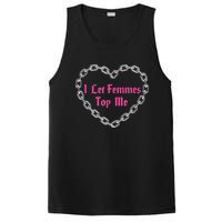 Lesbian Subtle Wlw Queer Lgbt Pride I Let Femmes Top Me PosiCharge Competitor Tank