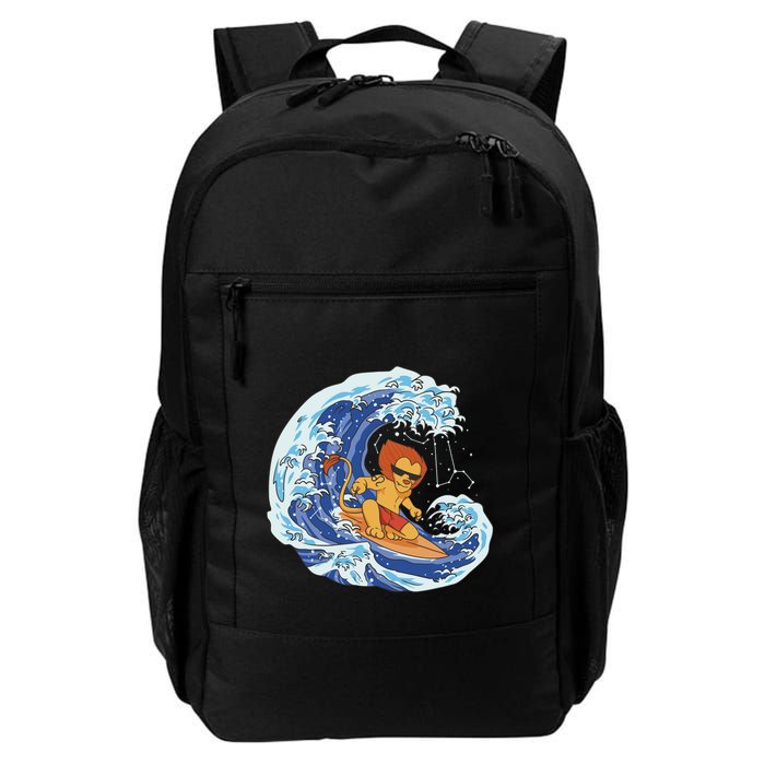 Lion Surfing Wave Backpack