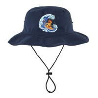 Lion Surfing Wave Legacy Cool Fit Booney Bucket Hat