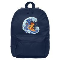 Lion Surfing Wave 16 in Basic Backpack