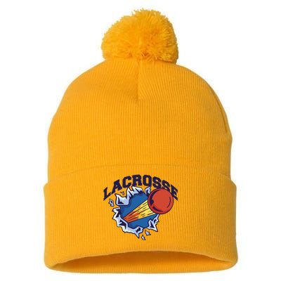 Lacrosse Sport Wild Pom Pom 12in Knit Beanie