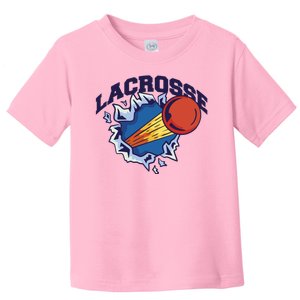 Lacrosse Sport Wild Toddler T-Shirt