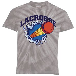 Lacrosse Sport Wild Kids Tie-Dye T-Shirt