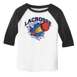 Lacrosse Sport Wild Toddler Fine Jersey T-Shirt