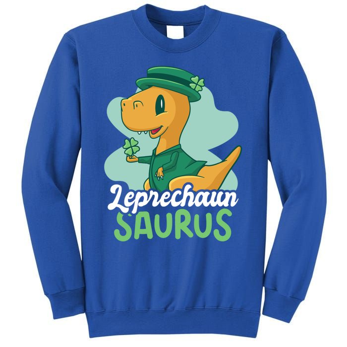 Leprechaun Saurus With A Dinosaur For St Patrick's Day Gift Sweatshirt