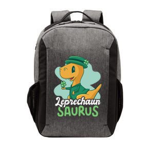 Leprechaun Saurus With A Dinosaur For St Patrick's Day Gift Vector Backpack