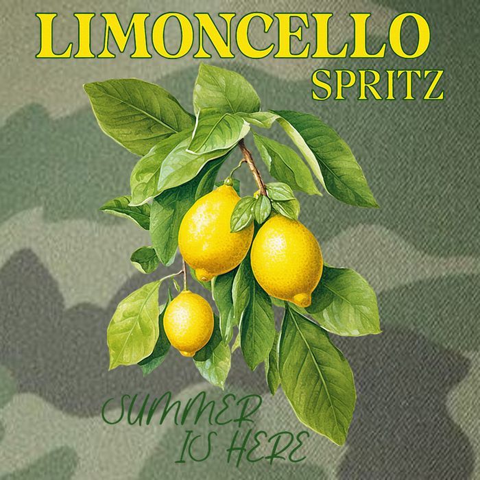 Limoncello Spritz X Lemon Liqueur Lemon Liqueur Lemon Legacy Tie Dye Trucker Hat