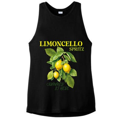 Limoncello Spritz X Lemon Liqueur Lemon Liqueur Lemon Ladies PosiCharge Tri-Blend Wicking Tank