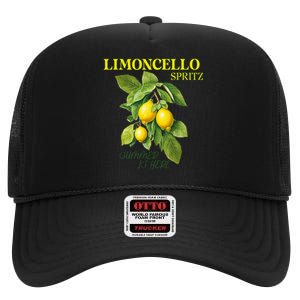 Limoncello Spritz X Lemon Liqueur Lemon Liqueur Lemon High Crown Mesh Back Trucker Hat