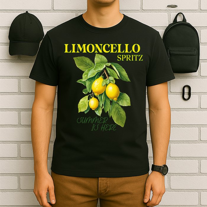 Limoncello Spritz X Lemon Liqueur Lemon Liqueur Lemon T-Shirt