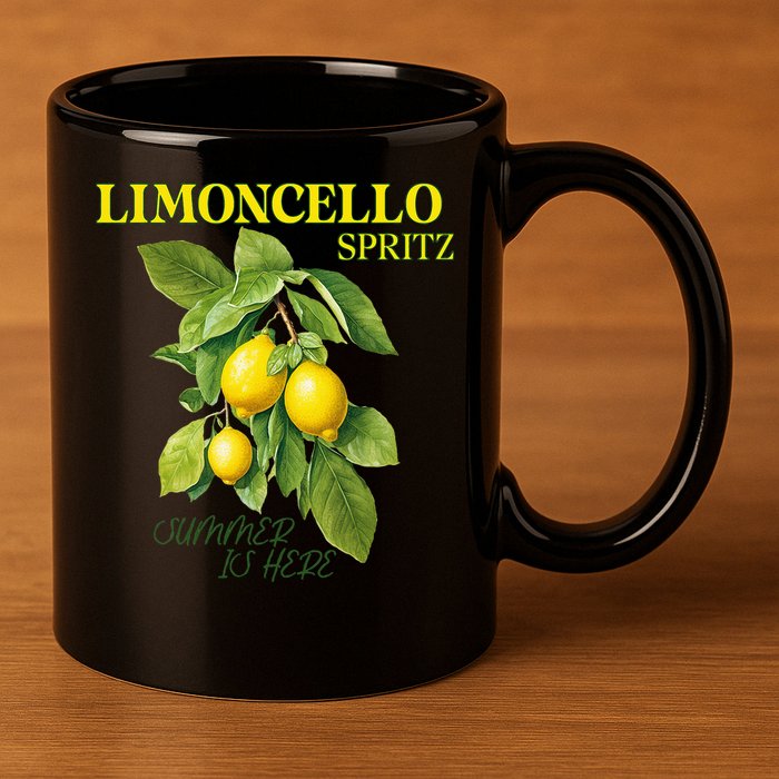 Limoncello Spritz X Lemon Liqueur Lemon Liqueur Lemon 11oz C Handle Ceramic Mug