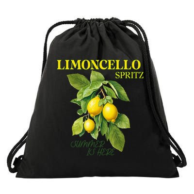 Limoncello Spritz X Lemon Liqueur Lemon Liqueur Lemon Drawstring Bag