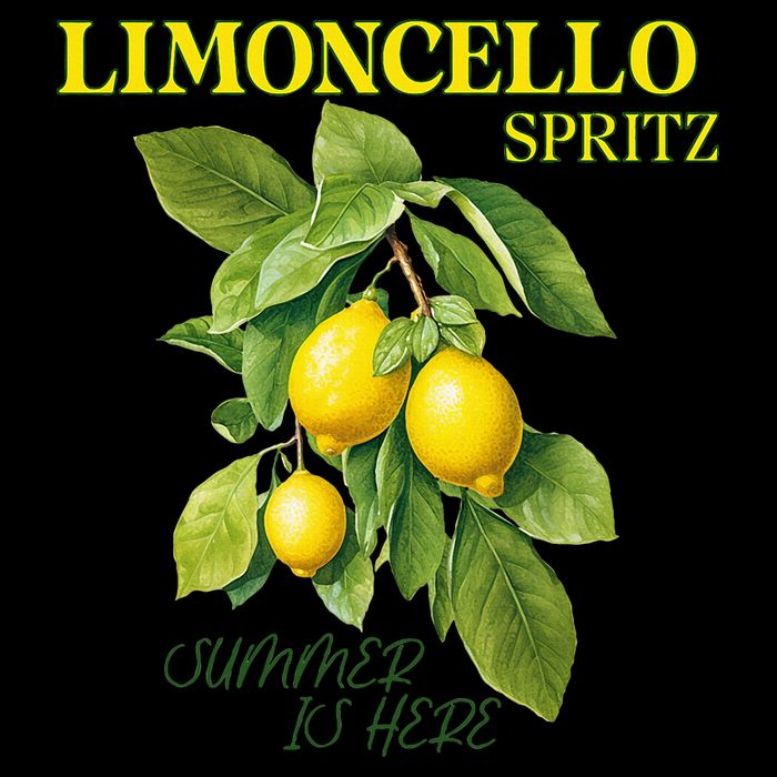 Limoncello Spritz X Lemon Liqueur Lemon Liqueur Lemon Drawstring Bag