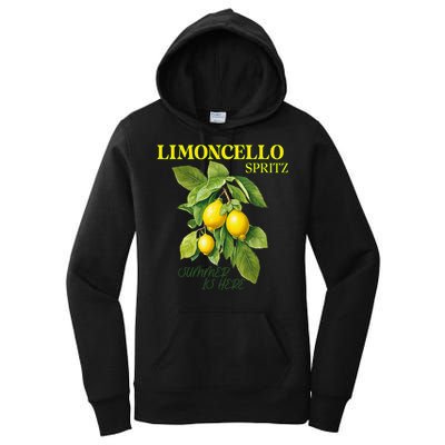Limoncello Spritz X Lemon Liqueur Lemon Liqueur Lemon Women's Pullover Hoodie