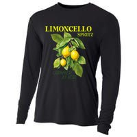 Limoncello Spritz X Lemon Liqueur Lemon Liqueur Lemon Cooling Performance Long Sleeve Crew