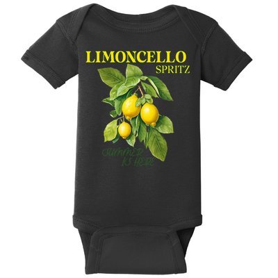 Limoncello Spritz X Lemon Liqueur Lemon Liqueur Lemon Baby Bodysuit