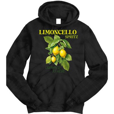 Limoncello Spritz X Lemon Liqueur Lemon Liqueur Lemon Tie Dye Hoodie