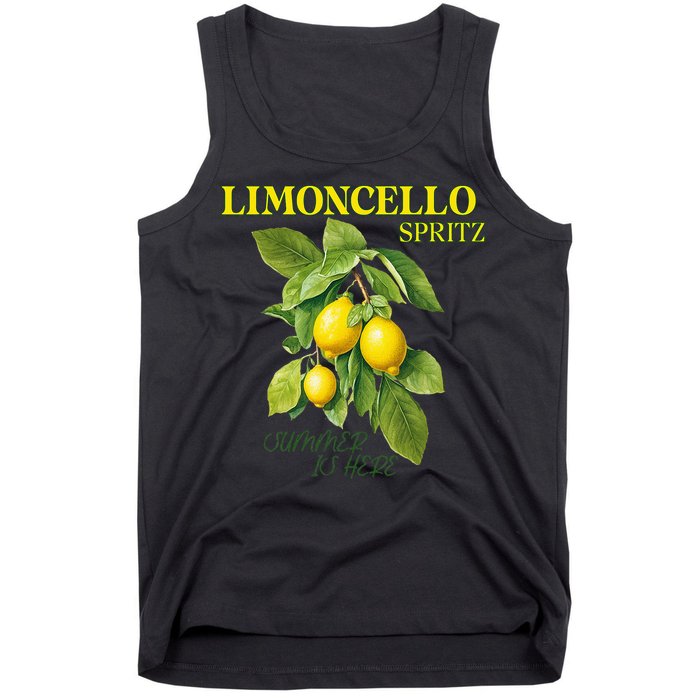 Limoncello Spritz X Lemon Liqueur Lemon Liqueur Lemon Tank Top