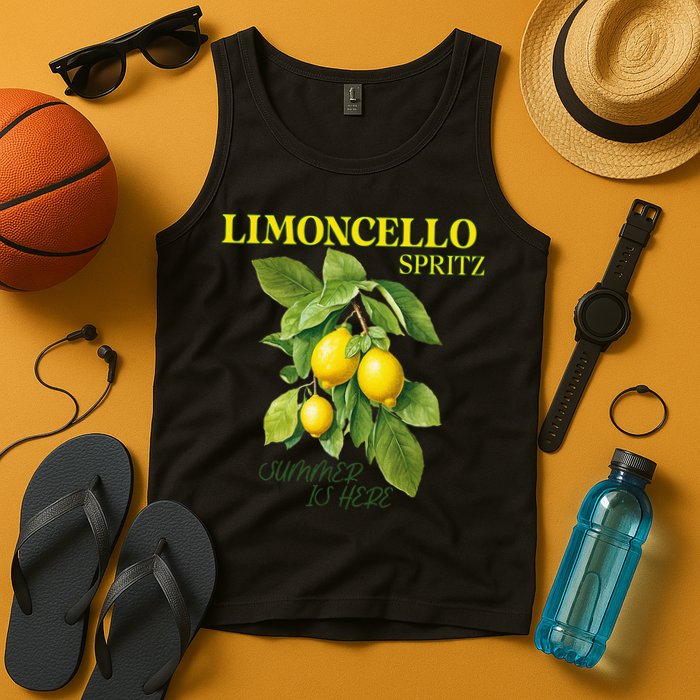 Limoncello Spritz X Lemon Liqueur Lemon Liqueur Lemon Tank Top