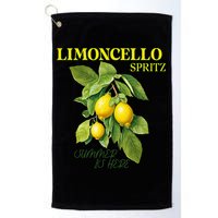 Limoncello Spritz X Lemon Liqueur Lemon Liqueur Lemon Golf Towel