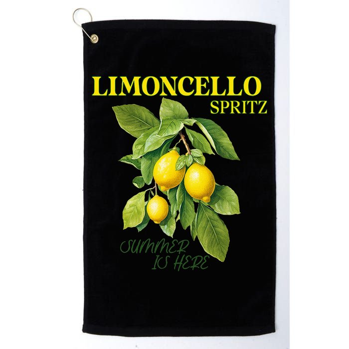 Limoncello Spritz X Lemon Liqueur Lemon Liqueur Lemon Golf Towel