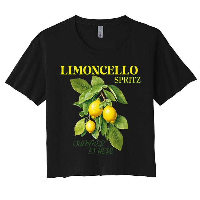Limoncello Spritz X Lemon Liqueur Lemon Liqueur Lemon Crop Top