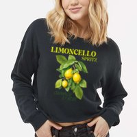 Limoncello Spritz X Lemon Liqueur Lemon Liqueur Lemon Cropped Pullover Crew