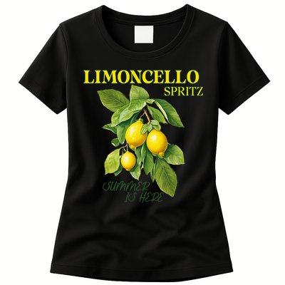 Limoncello Spritz X Lemon Liqueur Lemon Liqueur Lemon Womens T-Shirt