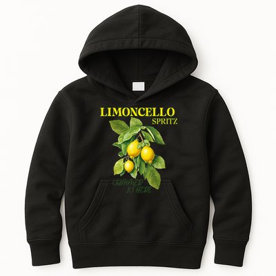 Limoncello Spritz X Lemon Liqueur Lemon Liqueur Lemon Kids Hoodie