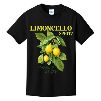 Limoncello Spritz X Lemon Liqueur Lemon Liqueur Lemon Kids T-Shirt