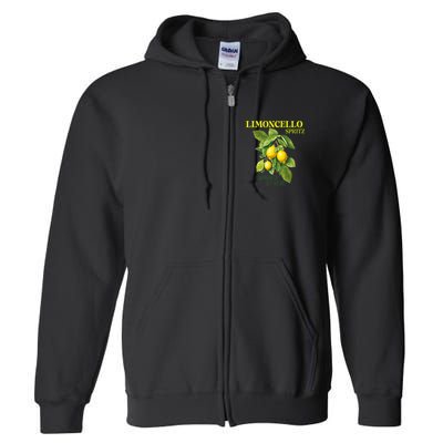 Limoncello Spritz X Lemon Liqueur Lemon Liqueur Lemon Full Zip Hoodie