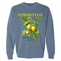 Limoncello Spritz X Lemon Liqueur Lemon Liqueur Lemon Garment-Dyed Sweatshirt