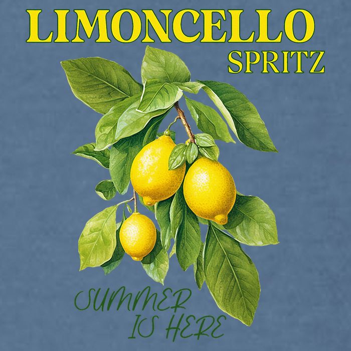 Limoncello Spritz X Lemon Liqueur Lemon Liqueur Lemon Garment-Dyed Sweatshirt