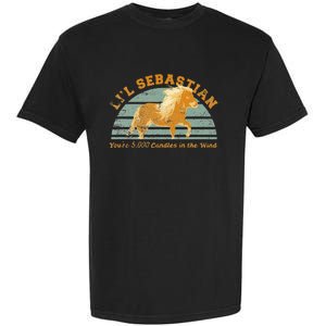 Lil Sebastian Youre 5000 Candles In The Wind Horse Fan Garment-Dyed Heavyweight T-Shirt