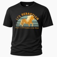 Lil Sebastian Youre 5000 Candles In The Wind Horse Fan Cooling Performance Crew T-Shirt