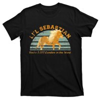 Lil Sebastian Youre 5000 Candles In The Wind Horse Fan T-Shirt