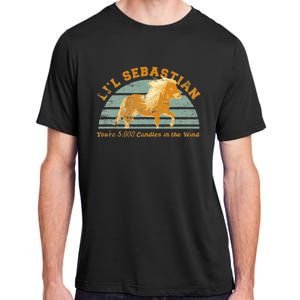 Lil Sebastian Youre 5000 Candles In The Wind Horse Fan Adult ChromaSoft Performance T-Shirt