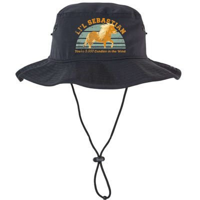 Lil Sebastian Youre 5000 Candles In The Wind Horse Fan Bucket Hat